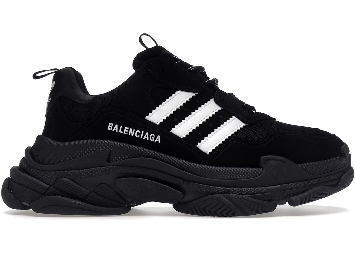 Balenciaga Triple S X Adidas Black